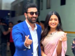 Watch: Rashmika Mandanna adorably teaches Telugu to Ranbir Kapoor as they get spotted for Animal promotions