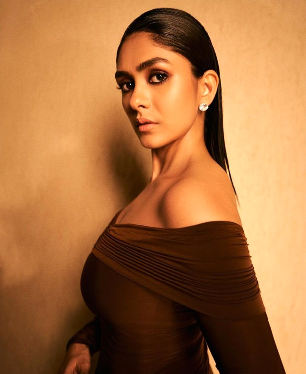 Mrunal Thakur glams up in stunning brown bodycon gown for Pippa premiere