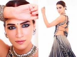 Kriti Sanon looks scintillating in stylish black lehenga at Ekta Kapoor’s Diwali bash
