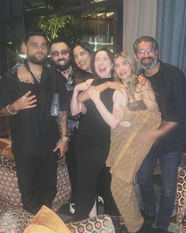 Badshah, Karan Aujla hang out with Pakistani actress Hania Aamir and set the social media ablaze, see pics 