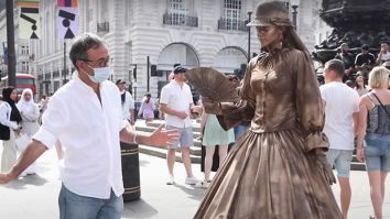 Taapsee Pannu recalls turning into living statue for Dunki and earning “some pounds”; Rajkumar Hirani jokes “London schedule ussi see nikla hai”