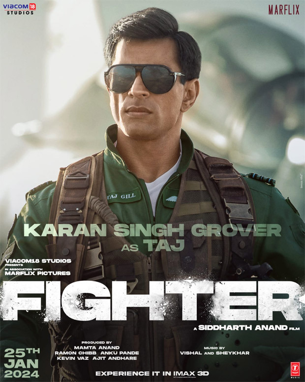 FIGHTER: Deepika Padukone introduces Karan Singh Grover’s Squadron Leader Sartaj Gill with brand new poster 