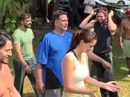 It’s a sunny Volleyball afternoon for Akshay Kumar, Disha Patani & Tiger Shroff
