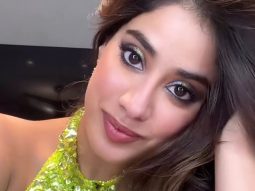 Janhvi Kapoor shimmers in these peacock hues
