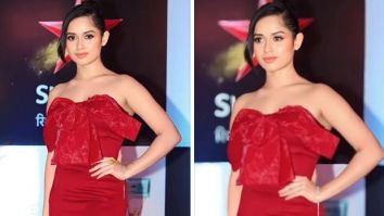 Jannat Zubair takes over the bold side in a slinky red gown for Indian Television Academy Awards