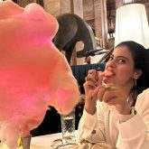 Kajol's inner child takes the lead in cotton candy celebration; see pics