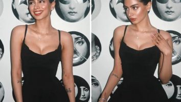 Khushi Kapoor goes the classic route in minimal yet elegant slinky black dress