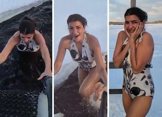 Lakshmi Manchu takes a swim in ice-cold water wearing monokini at minus 15 degrees, watch