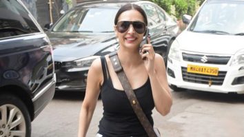 It’s gym time for Malaika Arora as she’s dressed in all black sportswear