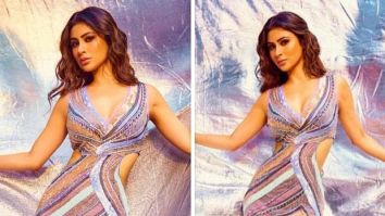Mouni Roy’s dazzling chevron cut out gown is the perfect glamorous choice to kick off the weekend party
