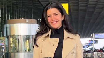 Nimrat Kaur greets paps with a smile as she gets clicked at the airport