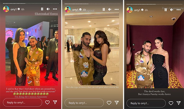 Orry treats fans to star-studded moments with Suhana Khan, Khushi Kapoor and more from The Archies screening; see pics