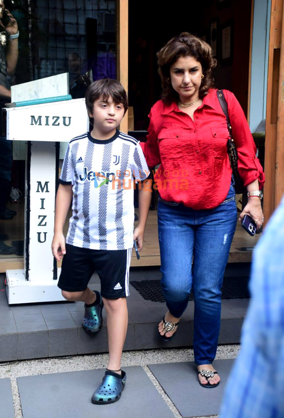 Photos: AbRam Khan snapped in Bandra Photos: AbRam Khan snapped in Bandra