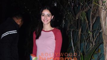 Photos: Ananya Panday snapped at a dubbing studio