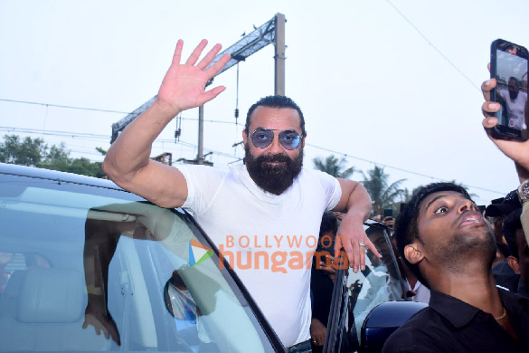 photos bobby deol snapped at gaiety galaxy cinemas to check audiences reaction on animal 3