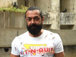 Photos: Bobby Deol snapped at shoot location in Bandra