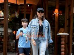 Photos: Gauri Khan snapped with son AbRam outside a restaurant in Bandra