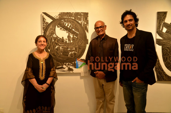 photos javed akhtar lauds kiran chopras event at jehangir art gallery 10