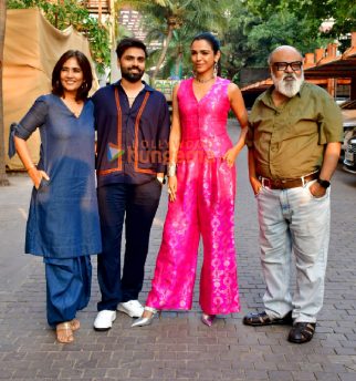 Photos: Jitendra Kumar, Shriya Pilgaonkar, Saurabh Shukla and Madhu Bhojwani snapped promoting Dry Day