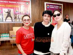 Photos: Kareena Kapoor Khan, Rani Mukerji and Nikhil Dwivedi snapped at Taekwondo Training Academy’s annual competition