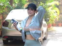 Photos: Malaika Arora snapped outside Diva Yoga in Bandra