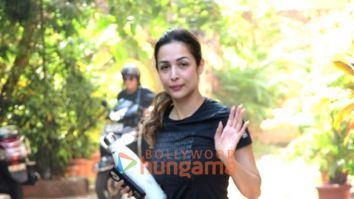 Photos: Malaika Arora snapped outside Diva Yoga in Bandra