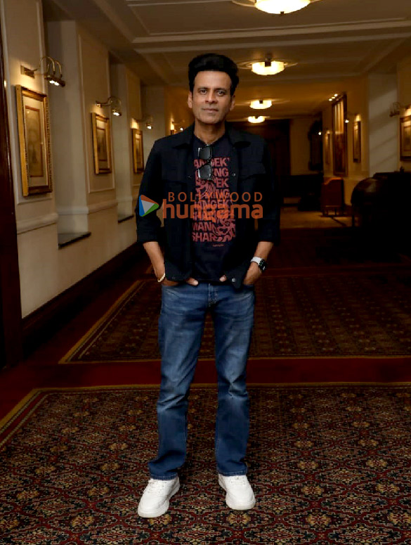 photos manoj bajpayee snapped promoting his film joram in delhi 2