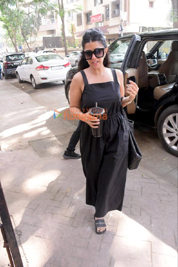 Photos: Nimrat Kaur spotted outside a dental clinic in Bandra