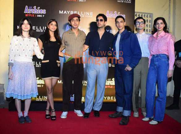 Photos: Suhana Khan, Khushi Kapoor, Agastya Nanda and others snapped promoting The Archies