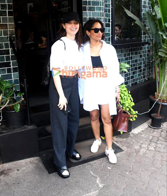 Photos: Tamannaah Bhatia, Masaba Gupta spotted outside a cafe in Bandra