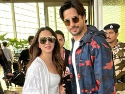 Power Couple Sidharth Malhotra & Kiara Advani pose together at the airport
