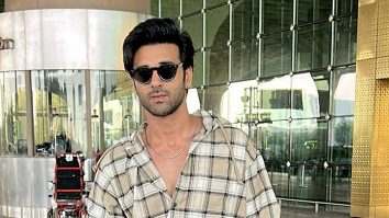Pulkit Samrat strikes a pose for paps at the airport