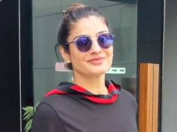 Raveena Tandon strikes a pose for paps as she steps out in the city