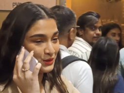 Saiee Manjrekar gets clicked with director Anees Bazmee