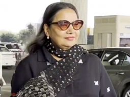 Shabana Azmi gets clicked by paps at the airport