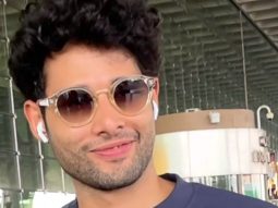 Siddhant Chaturvedi flashes his cute smile for paps at the airport