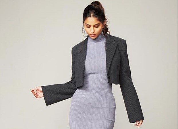 Suhana Khan slays in a blue bodycon dress effortlessly elevated by a chic  black cropped blazer : Bollywood News - Bollywood Hungama