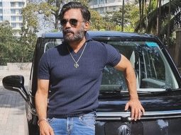 Suniel Shetty revs up eco-friendly engine with new electric car; see pic