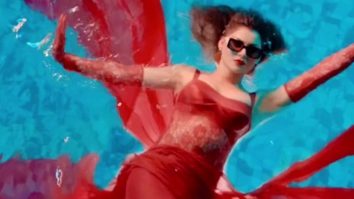 Setting the pool on fire with her beauty! Urvashi Rautela