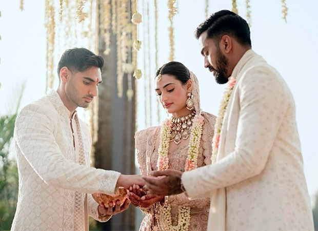 Ahan Shetty shares unseen wedding photo as Athiya Shetty and KL Rahul celebrate 1st anniversary; see post