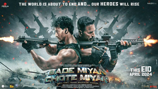 Akshay Kumar and Tiger Shroff confirm Bade Miyan Chote Miyan teaser release on January 24; see new poster 