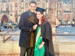 Akshay Kumar pens heartfelt note for wife Twinkle Khanna on her graduation day: “Married a superwoman”