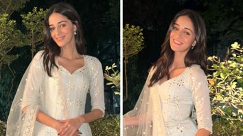 Ananya Panday is a sight to behold in stunning white mirror embellished kurta set