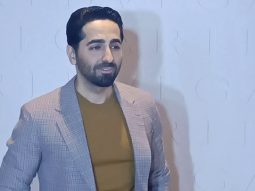 Ayushmann Khurrana looks extremely dapper in a suit as he poses for paps