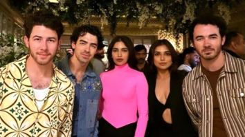 Bhumi Pednekar strikes a pose with Nick Jonas & Brothers at Natasha Poonawalla’s party; see pic