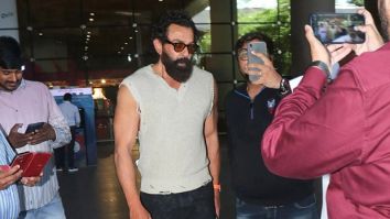 Bobby Deol gets mobbed at airport but Animal actor stays calm; watch