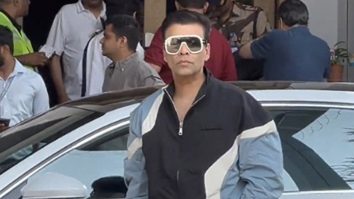 Bow down to the OG fashionista! Karan Johar at the airport
