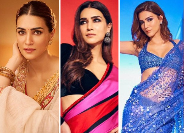 5 saree looks of National Award Winner Kriti Sanon 