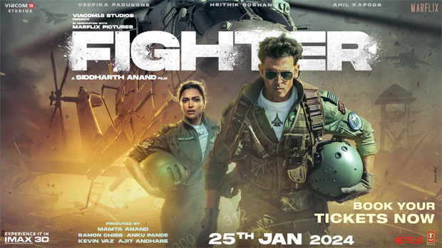 Hrithik Roshan And Deepika Padukone Unveil New Poster Of Fighter, 3 ...