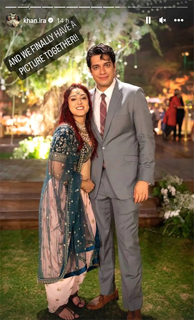 Ira Khan shares snapshot with brother Junaid from her wedding; see pic